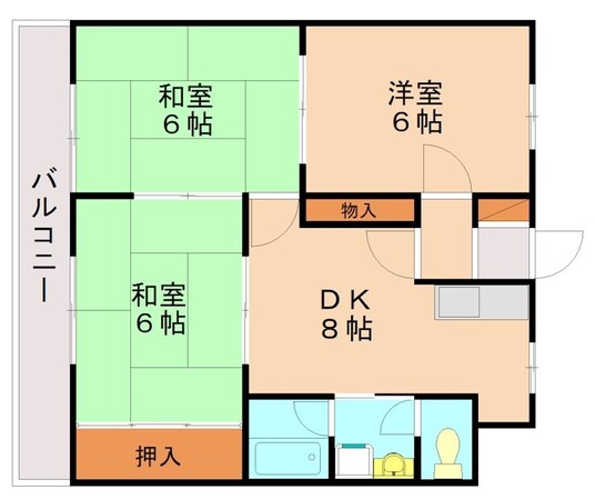 柚須駅 徒歩14分 2階の物件間取画像